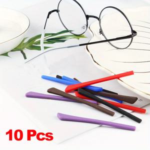 10pcs 안경 교체 사원 실리콘 안경 끝 팁 얇은 금속 안경 다리에 대 한 귀 양말 슬리브 안경 액세서리