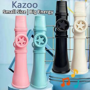 성인용 Kazoo 어린이 전문 Kazoo 기타 용 재사용 가능 우쿨렐레 바이올린 피아노 키보드 음악 애호가를 배우기 쉽습니다.
