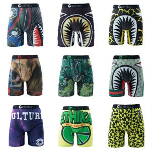 ETHIKA 남성 속옷 복서 1Pcs 통기성 메쉬 가랑이 남성 수영 속옷 플러스 사이즈 L-3XL 남성 팬티 남성 복서 팬티