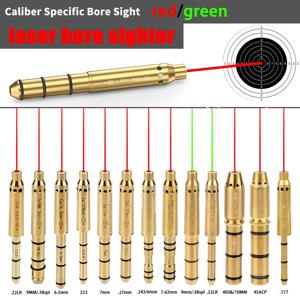 레이저 보어 사이트 레드 도트 레이저 Cal.22LR/.223 Rem/9mm/7.62mm/243/6mm/7mm/6.5mm/25/27mm 콜리메이터 레이저 보어사이트 트레인 제로