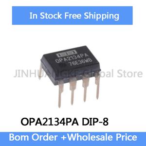 5-50Pcs OPA2134 OPA2134PA DIP-8 갈색 향이 나는 발열 등급 듀얼 연산 증폭기 업그레이드 NE5532P 수입 칩