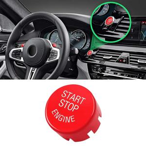 G30 G31 레드 엔진 스타트 스톱 스위치 푸시 버튼 교체 커버 (BMW 5 시리즈 G30 G31 용)