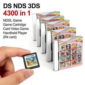 4300 in 1 컴파일레이션 DS NDS 3DS 3DS NDSL 게임 카트리지 카드 비디오 게임 휴대용 플레이어 (R4 카드) 23in1/208in1/280in1/482/486