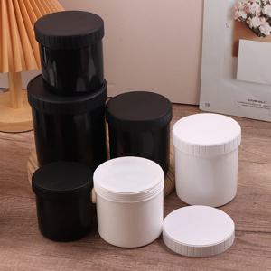 핫 세일 1개 30-1000ml 흰색/검은색 플라스틱 용기 마스크 용기 크림 용기 식품 보관 탱크 화장품 빈 용기 메이크업 박스