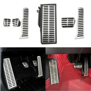 폭스바겐 골프 5 6 MK5 MK6 시로코 CC 파사트 B6 B7 샤라 티구안 제타 투란 벤토용 스테인리스 스틸 카 스타일링 페달