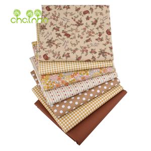 Chainho,인쇄된 능직 직물 면직물,DIY 퀼팅 재봉 재료,수제 직물,패치워크 천,꽃무늬 시리즈,26C12
