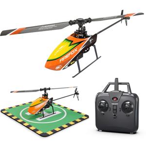 초보자 RTF 자동 안정적인 RC 헬리콥터 2.4G 4 채널 단일 프로펠러(엘리온 없음) E129 C129 내구성이 뛰어난 긴 비행 시간