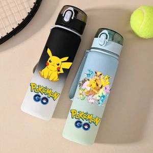 550ML 포켓몬 피카추 Charizard Venusaur 만화 스포츠 물병 친환경 플라스틱 물컵 피트니스 음료병 주전자