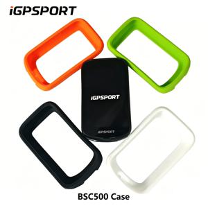 IGPSPORT BSC 500용 BSC500 실리콘 보호 커버, GPS 자전거 컴퓨터 보호 케이스(스크린 필름 포함)