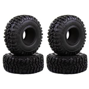 115*45MM 1.9' 고무 타이어 휠 타이어 1:10 RC 락 크롤러용 Axial SCX10 II 90046 AXI03007 Traxxas TRX-4