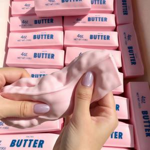 빌딩 블록 모양 버터 스틱 스트레스 해소 장난감, 무탄성 스퀴즈 장난감, 모양 변형 가능 스퀴즈 장난감, 감각 스트레스 해소 장난감