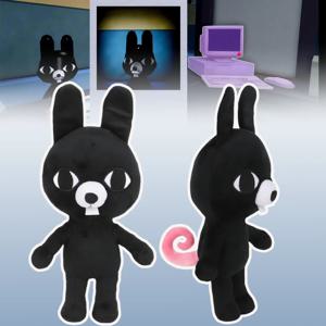 귀여운 라스토우 봉제인형 동물병원 게임 장난감 라스토우 검은 토끼 장난감 부드러운 봉제인형 동물병원 선물용 장난감 어린이용