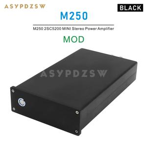 M250 MOD 2SC5200 미니 스테레오 파워 앰프, 영국 NAIM 회로 기반, 스피커 보호 기능 포함, 80W+80W 8R