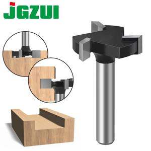 CNC 스포일보드 표면 라우터 비트, 1/4인치 6mm 생크 1인치 절단 직경, 슬래브 평탄화 라우터 비트 기획 비트 목재