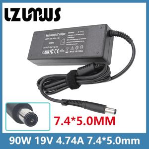 AC 노트북 어댑터 전원 공급 장치, HP Pavilion DV3 DV4 DV5 DV6 6535S 6570B 6910P ProBook 430 G1 G2, 19V, 4.74A, 90W, 7.4x5.0mm