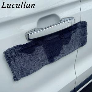 문 손잡이 및 거울에서 떨어지는 물을 건조하기 위한 Lucullan 자석 프리미엄 트위스트 루프 극세사 타월