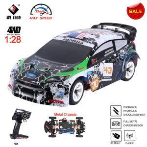 WLtoys K989 1:28 4WD 2.4G 미니 RC 레이싱 카 고속 오프로드 원격 제어 드리프트 장난감 합금 차량 어린이 어린이 선물