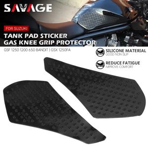 SUZUKI GSF 1250 1200 650 BANDIT GSX1250FA GSX 1250 FA 사이드 가스 니 그립 프로텍터 탱크 스티커 데칼 용 오토바이 탱크 패드