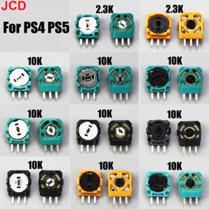 JCD 10pcs PS4 PS5 컨트롤러 용 오리지널 3D 아날로그 마이크로 스위치 센서 Xbox One 용 3D 썸스틱 축 저항기 전위차계