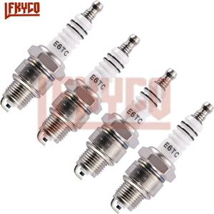 1/2/4PCS 오토바이 점화 플러그 E6TC Yamaha PW50 PW80 PW60 LT50 50cc70cc 90cc 110cc 150cc ATV 쿼드 모페드 스쿠터 고 카트 먼지