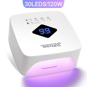 충전식 UV LED 네일 램프, 자동 감지 기능, 30LED 무선 네일 드라이어, 경화 젤 광택제 전문 매니큐어 도구