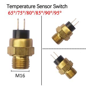 M16 65/75/80/85/90-95 °   오토바이 전기 라디에이터 냉각수 팬 수온 온도 조절기 스위치 온도 센서