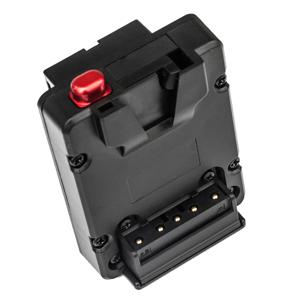 V 마운트 V-잠금 배터리, NP-F F550, F570, F750, F970, 블랙 배터리 어댑터 플레이트, LED 조명 모니터용 D-탭