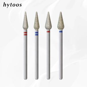 HYTOOS 5mm 긴 버드 큐티클 클린 네일 드릴 비트 러시아 다이아몬드 데드 스킨 네일 비트 네일 클리너 액세서리 도구
