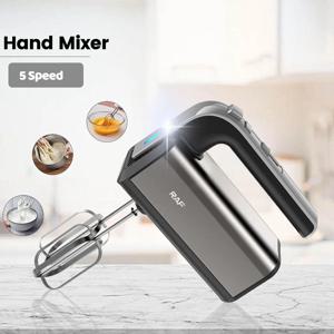 800W 고출력 전기 핸드헬드 블렌더 믹서, 베이킹 크림 블렌더, 소형 휘스크, 5단계 속도 조절 가능