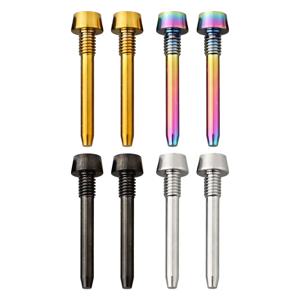 2pcs 자전거 브레이크 패드 고정 핀 M4x26mm 자전거 티타늄 합금 디스크 브레이크 캘리퍼스 볼트 핀 플러그 Magura MT2/4/5/6/8