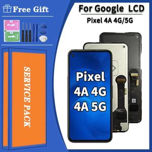 구글 픽셀 4A 4G LCD G025J 디스플레이 화면 터치 디지타이저용 TFT 스크린, 구글 픽셀 4a 5G GD1YQ LCD 교체용