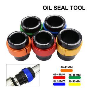 오토바이 40-50MM 프론트 포크 오일 씰 드라이버 툴 가이드 슬리브 툴 오일 씰 렌치 KTM 혼다 야마하 핏 더트 바이크 부품용