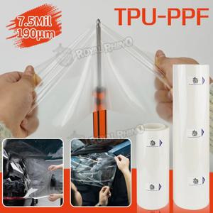 투명 TPU 자동차 바디 페인트 보호 필름 PPF 7.5Mil  스크래치 방지 자동차 도어 실 범퍼 엣지 가드 비닐 랩 스티커