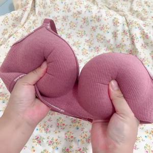 8cm 익스트림 푸쉬업 브라 (작은 가슴 AA-A-B컵용) 초두꺼운 패딩 무선 브라 (최대 리프트, 딥 플런지, 심리스 란제리)