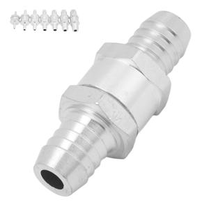 알루미늄 합금 연료 비복귀 체크 밸브, 가솔린 디젤 바이오디젤 물용, 편도 4mm, 6mm, 8mm, 10mm, 12mm, 14mm, 16mm