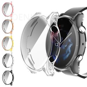 Amazfit GTR 2/2e/3/4용 도금 보호 케이스 Huami Amazfit GTR 3 Pro 스마트 워치용 화면 보호기 커버 소프트 TPU 쉘