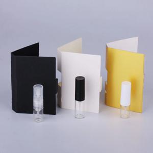 100개/세트 1ml 2ml 3ml 스프레이 병 리필 가능 향수병 종이 카드 포함 선물용 샘플 향수병 패키지