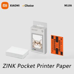 샤오미 ZINK 포켓 프린터 용지 접착식 사진 인쇄 50/100/150/200매 샤오미 3인치 미니 프린터 용지
