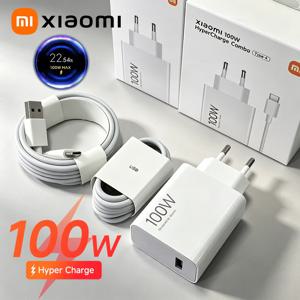 오리지널 샤오미 17T 프로 맥스 100W 충전기 터보 90W 고속 어댑터 USB 타입 C 케이블 Mi 17 15 14 울트라 포코 F7 X8 레드미 노트 K90용