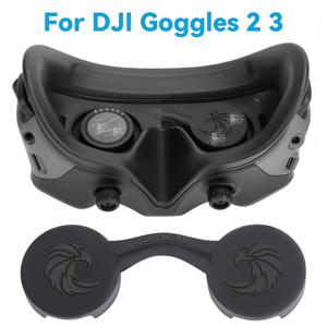 DJI 고글용 실리콘 보호 커버, 렌즈 보호대 방진 캡, 비행 안경 렌즈 커버, DJI 아바타 2 액세서리, 2, 3
