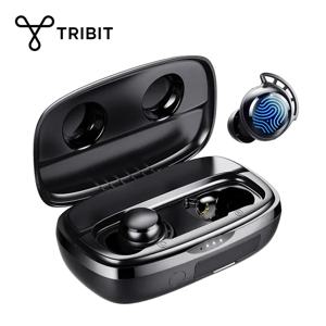 Tribit FlyBuds 3 TWS 블루투스 이어폰 IPX8 방수 무선 헤드폰(터치 컨트롤 내장 마이크 포함) 110시간 재생 가능