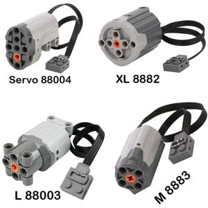 파워펑션 M L XL 모터 서보 모터 테크니컬 파트 8882 8883 88003 88004 MOC 빌딩 블록 장난감 레고와 호환되는 자동차