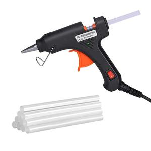 70W 핫멜트 글루건, 7MM 투명 글루스틱 미니건, 가정용 전기 열 온도 건, 수리 도구 DIY 액세서리