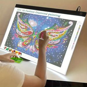 A3 LED 드로잉 패드, 3단계 밝기 조절 기능, LED 조명, 애니메이션 효과, 그림 그리기, 교육용 선물, 조절 가능한 밝기, 미술용 메모장