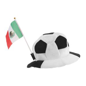 축구 모자, 축구 의상, 머리 장식, 멕시코 국기, 축구 파티 모자, 재미있는 축구 팬 액세서리, 경기 당일 액세서리
