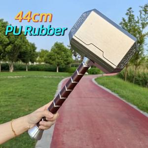 1:1 코스프레 슈퍼 히어로 해머 장난감 Custome 액세서리 무대 속성 PU 키즈 소년 선물 44cm