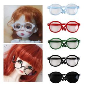 1/6 1/3 1/4 투명 플라스틱 안경, BJD 블라이스 인형, 라부부 봉제 장난감, EXO 인형 선글라스, DIY 액세서리, 6.5cm, 9cm
