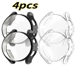 삼성 갤럭시 워치 7 4 5 6 40mm 44mm 보호 커버용 1-4개 TPU 케이스 실리콘 범퍼 스크린 보호 액세서리