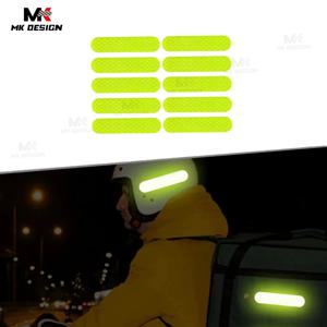 야간 반사 스티커 크리에이티브 데코 데칼 스크래치 커버 스티커 오토바이 전기 자전거 자동차 헬멧용