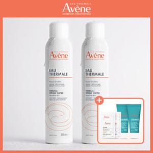 (한가위 한정특가) 아벤느 오떼르말 미스트 300ml 2개 +클리낭스 클렌징젤 15ml 2개 +체험 키트 4개